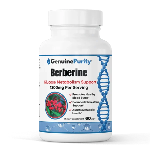 كبسولات بربرين الأصلي (Berberine) - لضبط السكر والتمثيل الغذائي